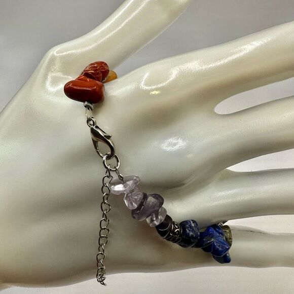 Natural stones chakra bracelet - Picture 3 of 14
